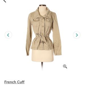 Tan / khaki colored light weight jacket